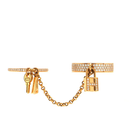 [Love More]HM KELLY CLOCHETTE DOUBLE RING IN  WITH DIAMONDS