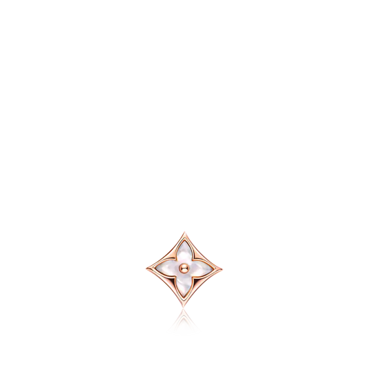 [Love More]STAR MOP PINK GOLD EARRINGS