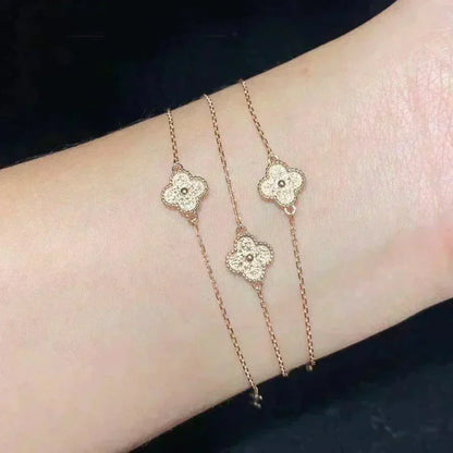[Love More]CLOVER SINGLE FLOWER BRACELET
