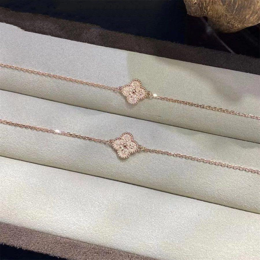 [Love More]CLOVER SINGLE FLOWER BRACELET